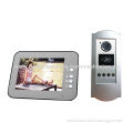 8-inch Hand-free Wired Video Doorphone/Doorbell Intercom System, Touch Key Optional